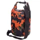 Гермомешок водонепроницаемый Waterproof Bag 5 л Оранжевый Камуфляж (Orange Camo) (10603OC) - изображение 2