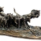 Статуэтка настольная Veronese Буйволы.быки 43х10х10 см 77067 бронзовое покрытие - изображение 3