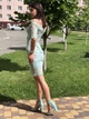 Жіноче плаття з гіпюру Poliit 8482 ментоловий 36 - зображення 3