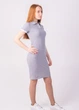 Платье поло приталенное TvoePolo меланж XXL Серое (6717-03xxl) - изображение 3
