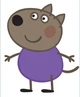 Плюшевая игрушка Друг Свинки Пеппы Щенок Дэнни 19 см Peppa из семьи Пеппа (Danny Dog собака денни) (513019876-6) - изображение 7
