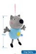 Плюшевая игрушка Друг Свинки Пеппы Щенок Дэнни 19 см Peppa из семьи Пеппа (Danny Dog собака денни) (513019876-6) - изображение 9