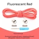 Эластичные круглые шнурки для обуви FASTLACES T8-2 Fluorescent Red - изображение 1