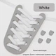 Еластичні плоскі шнурки для взуття FASTLACES T14-1Х White - зображення 1