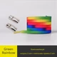 Еластичні плоскі шнурки FASTLACES T99-3 Green Rainbow - зображення 1