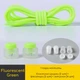 Эластичные круглые шнурки для обуви FASTLACES T1-8A Fluorescent Green - изображение 1