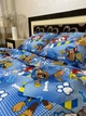 Постельное белье хлопковое Патруль щенячий Полуторное 150 x 220 Бязь Синее 50 х 70 - изображение 7