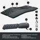 Клавіатура Logitech ERGO K860 Bluetooth/Wireless UA Black (920-010108) - зображення 6