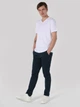 Футболка хлопковая длинная мужская Colin's CL1058584WHT M White (8683197636447) - изображение 3