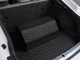 Автомобільний органайзер (саквояж) дизайн сота в багажник Skoda/Шкода чорний розмір L з преміум екошкіри L0560 - зображення 5