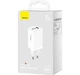 Зарядное устройство СЗУ Baseus GaN5 Pro 2xUSB-C + USB 65 W White (CCGAN65E5) - изображение 7