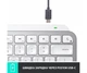 Клавіатура бездротова Logitech MX Keys Mini For Business Pale Gray (920-010609) - изображение 8
