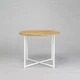 Стіл журнальний Модерн М Adore Decor Білий/Дуб (метал/ламінована ДСП) (MOwM-dD) - зображення 1