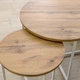 Стіл журнальний Модерн М Adore Decor Білий/Дуб (метал/ламінована ДСП) (MOwM-dD) - зображення 4