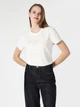 Футболка женская Colin's CL1063418OFW XL Off White (8683197621580) - изображение 1