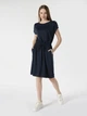 Платье-футболка миди летнее женское Colin's CL1062596NAV M Navy (8683197602534) - изображение 3