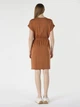Платье-футболка миди летнее женское Colin's CL1063234COR M Cinnamon (8683197654274) - изображение 3