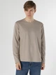 Лонгслив мужской Colin's CL1057320BEI S Beige (8683197514219) - изображение 4