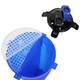 Бутылка для воды питания Lesko HC8007 Blue с двойными стенками 700ml для спортсменов с поилкой шейкер - изображение 2
