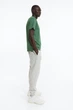 Футболка H&M Regular Fit S зеленый 0685816182 - изображение 4