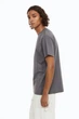 Футболка H&M Regular Fit XXXL темно серый 0685816177 - изображение 2