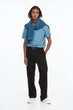Футболка H&M Regular Fit ХХL светло синий 0685816180 - изображение 4