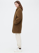 Пальто осеннее женское Uniqlo 891352637 M Коричневое (1159775520) - изображение 3