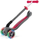 Самокат Globber Primo Foldable Lights серо-красный (432-120-2) - изображение 8