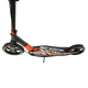 Самокат двухколесный с большими колесами и ручным тормозом Best Scooter Черный с оранжевым - изображение 5