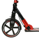 Самокат двухколесный с большими колесами и ручным тормозом Best Scooter Черный с красным - изображение 5