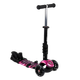 Трехколесный самокат со светящимися колесами и родительской ручкой 5 в 1 Best Scooter Розовый вид 4 - изображение 2