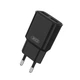 Мережевий зарядний пристрій XO L92C адаптер 2USB 2.4A + Lightning black - зображення 2