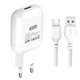 Сетевое зарядное устройство (адаптер) XO L37 1USB / 2.1А + Micro white - изображение 1
