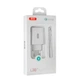 Сетевое зарядное устройство (адаптер) XO L36 1USB / QC3.0 / 3А + Lightning white - изображение 2