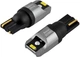 Лампа світлодіодна Brevia Power W5W 150Lm 4x1616SMD 12/24V CANbus 2 шт (10108X2) - зображення 2