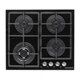 Газова поверхня GRANADO GGH 62-114 Black glass 19873 - изображение 2