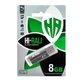 USB Флешка Flash Drive Hi-Rali Corsair 8gb Нефрит USB 2.0 пластик и металл - изображение 2