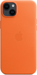 Etui Apple MagSafe Leather Case do Apple iPhone 14 Plus Orange (MPPF3) - obraz 3