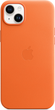 Etui Apple MagSafe Leather Case do Apple iPhone 14 Plus Orange (MPPF3) - obraz 4