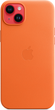 Etui Apple MagSafe Leather Case do Apple iPhone 14 Plus Orange (MPPF3) - obraz 5