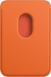 Etui plecki Apple MagSafe Leather Wallet do Apple iPhone Orange (MPPY3) - obraz 2