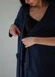 Халат для беременных и кормящих Мария Синий S/M М01 - изображение 7