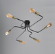 Люстра павук MSK Electric Maze з бронзовими патронами NL 10084/6 BK+BN - зображення 1