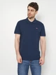 Поло длинное мужское Levi`s Housemark Polo 35883-0005 M Темно-синее (5400898916349) - изображение 1