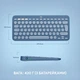Клавіатура Logitech K380 для MAC Multi-Device Bluetooth UA Blueberry (920-011180 59322) - зображення 8