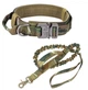 Ошейник с поводком Harness для собак, нейлоновый с металлической пряжкой-фастекс XL (53-63см), Камуфляж (035XL-CAMO) - изображение 1