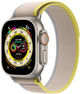 Smartwatch Apple Watch Ultra GPS + Cellular 49mm Titanium Case with Yellow/Beige Trail Loop - S/M (MNHK3) - obraz 2