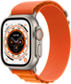 Smartwatch Apple Watch Ultra GPS + Cellular 49mm Titanium Case with Orange Alpine Loop - Medium (MQFL3) - obraz 1