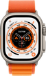 Smartwatch Apple Watch Ultra GPS + Cellular 49mm Titanium Case with Orange Alpine Loop - Small (MNHH3) - obraz 3