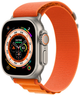 Смарт-годинник Apple Watch Ultra GPS + Cellular 49mm Titanium Case with Orange Alpine Loop - Medium (MQFL3) - зображення 2